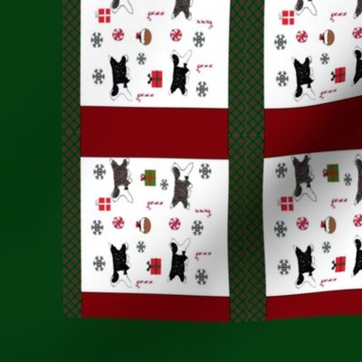 Christmas Dog Pudding Tea Towel