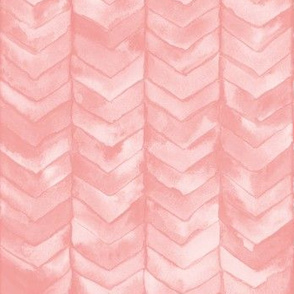 Watercolor Chevron in Blush // watercolor painted chevron baby pink rose mermaid scale fabric