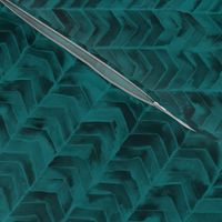 Watercolor Chevron Teal on Black // watercolor painted chevron teal green emerald mermaid scale fabric