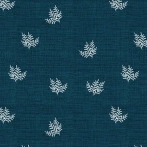 Feathery Fern Dark Denim