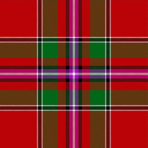 Leach / Leech / Leitch tartan #1, 6"