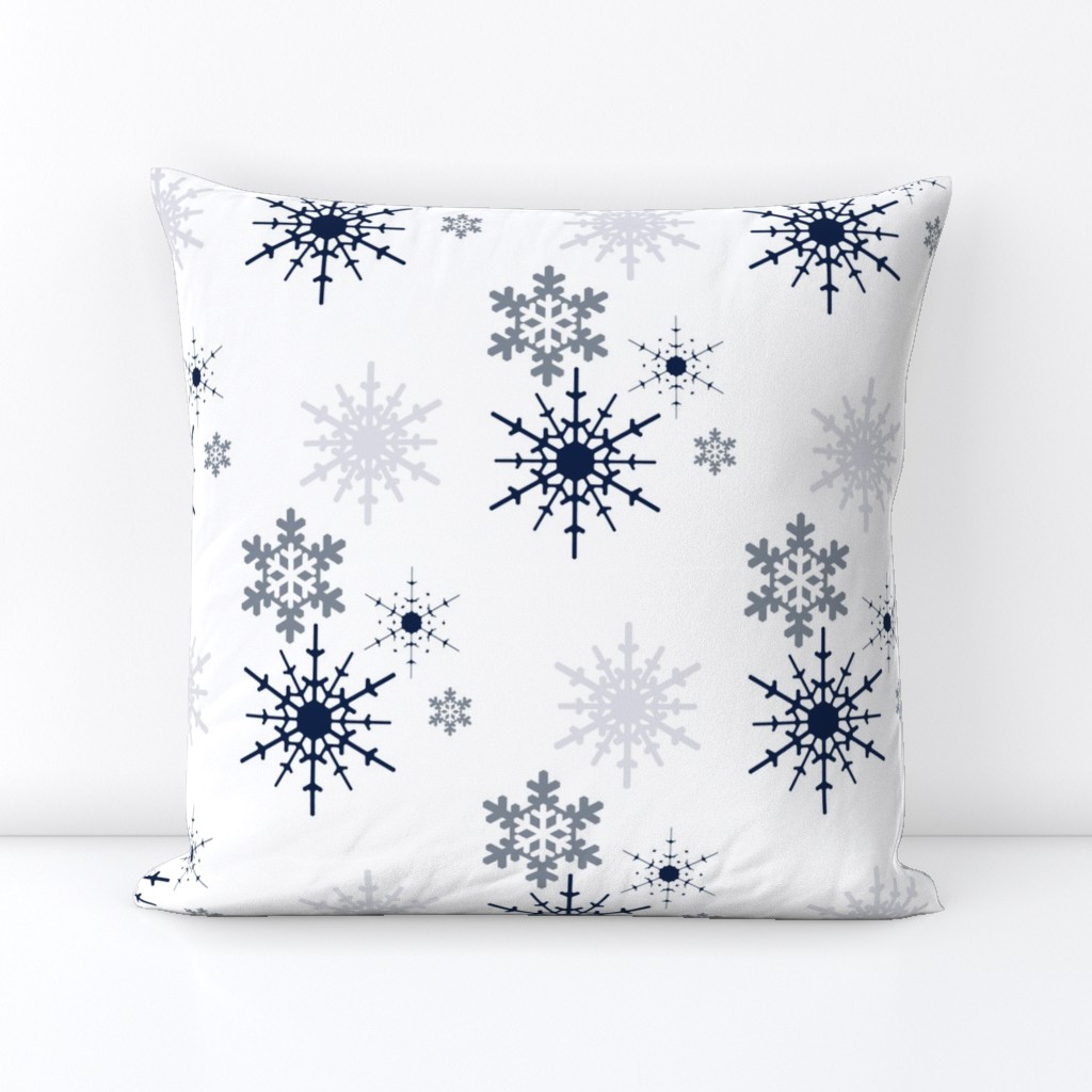 Geometric Christmas Snowflakes