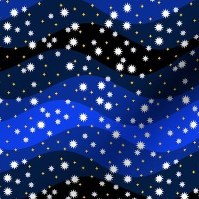 06918981 : starry winter night sky