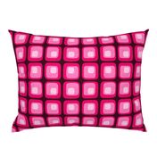 60s Pink Mod Squares with Speckles