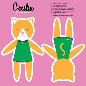 Cecilia Cat Cut and Sew