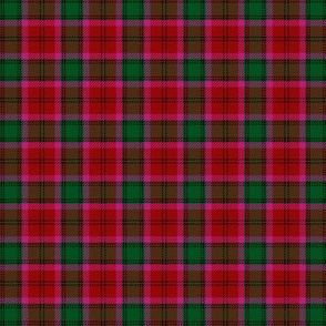 Lindsay tartan #3 from  1856 - 1.5" red, magenta, green