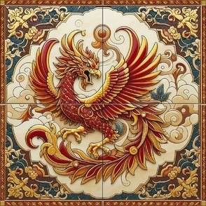 red phoenix - tile