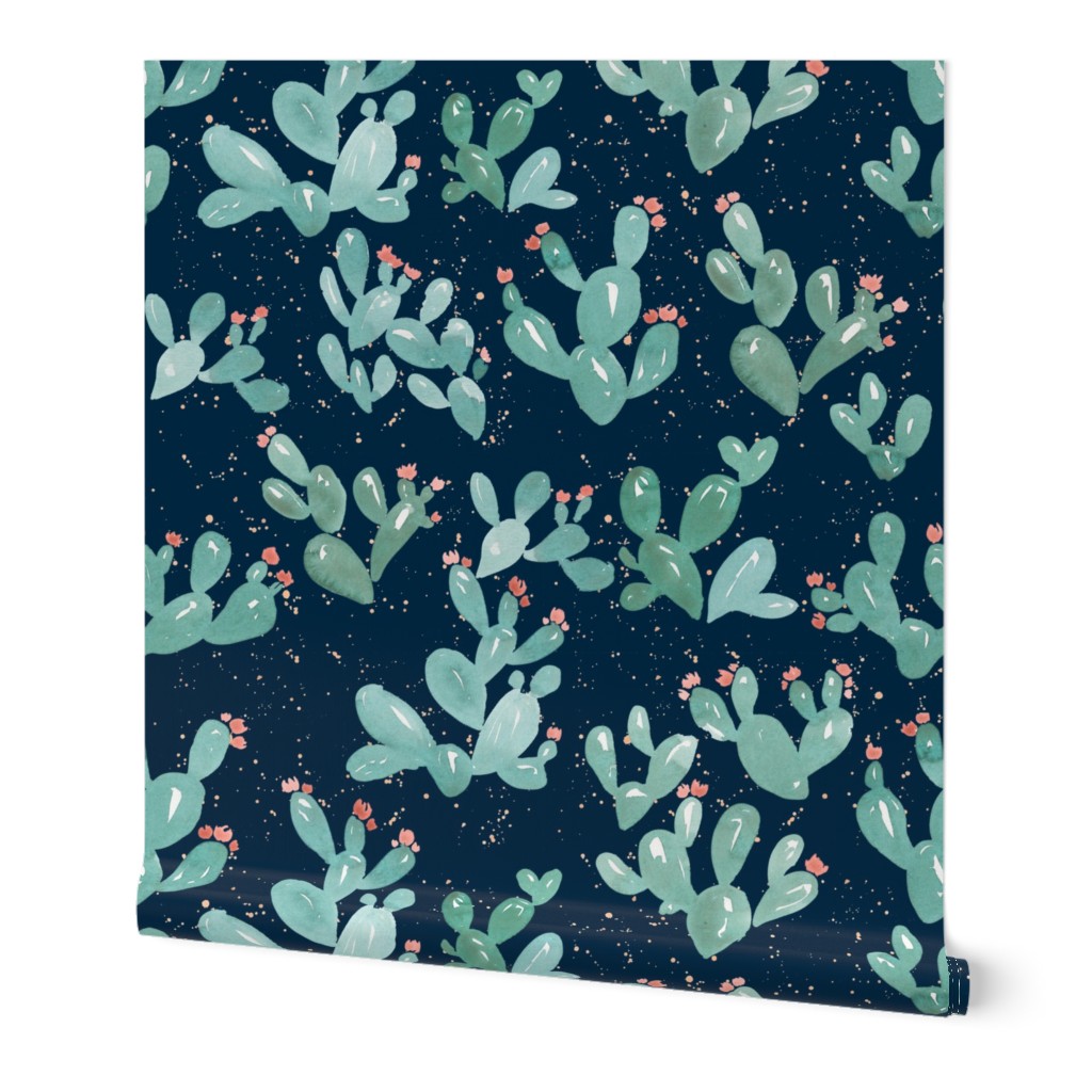 Desert Cactus (Navy)