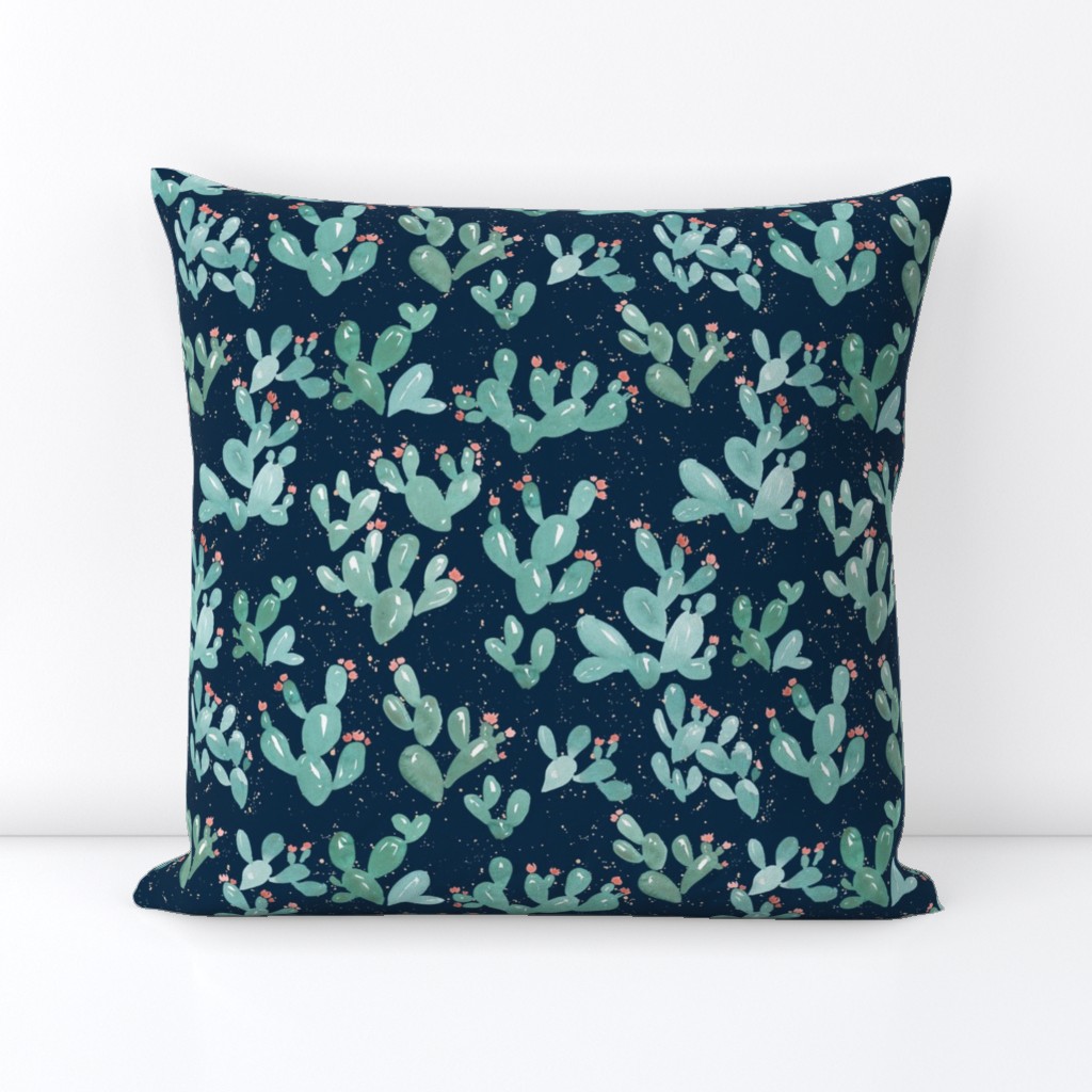 Desert Cactus (Navy)