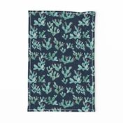 Desert Cactus (Navy)