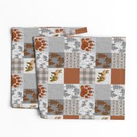 3" Fox Forest - Rust, Grey, Beige