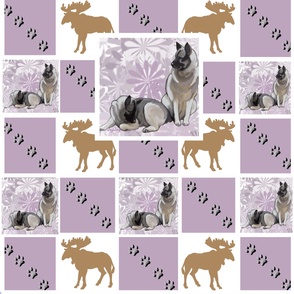 Moose Dog Cheater Quilt