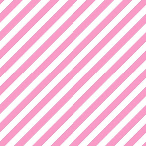 pink maui diagonal stripes // medium pink