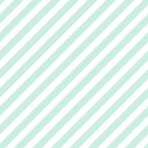 pink maui diagonal stripes // aqua
