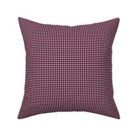 Quarter Inch Carnation Pink and Black Houndstooth Check