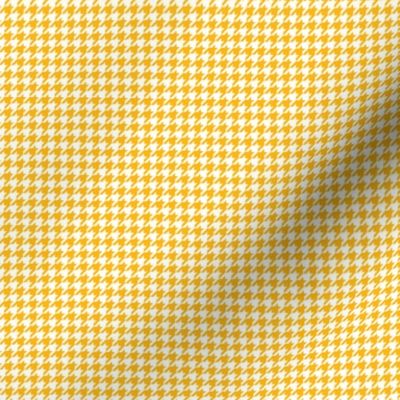 Quarter Inch Yellow Gold and White Houndstooth Check