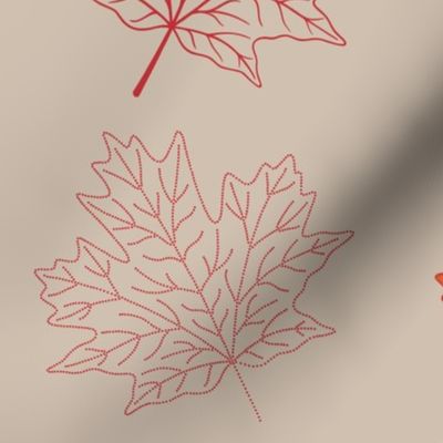 Deconstructed Maple Leaves