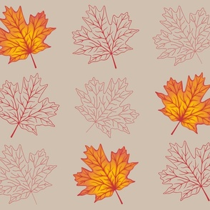 Deconstructed Maple Leaves