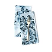 Morpheme in blues Floral garden Chintz