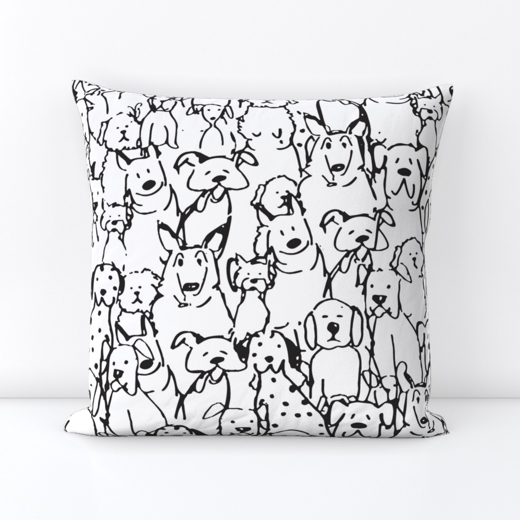 Doodle Dogs, Black and White