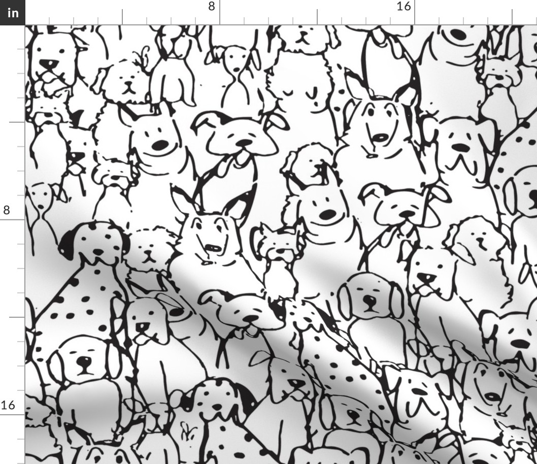 Doodle Dogs, Black and White