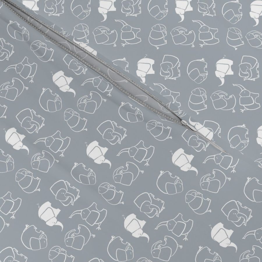 elephant-white-and-gray-pattern