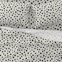 Black dots on natural / nursery baby kids simple design