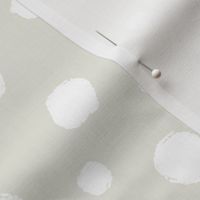 White dots on natural / nursery baby kids simple design