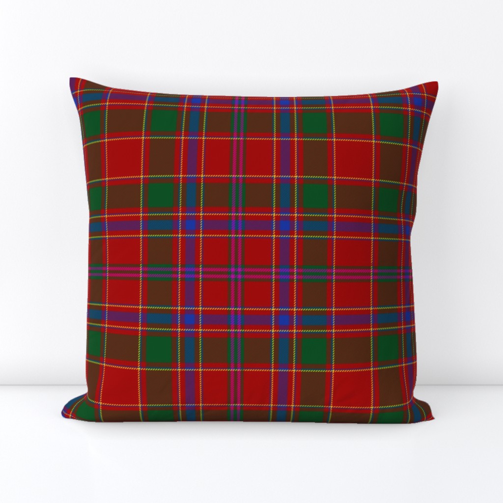 Munro / Monroe  / Lochiel  tartan, 6" modern colors, Wilson's of Bannockburn