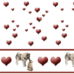 Norwegian Elkhound Hearts