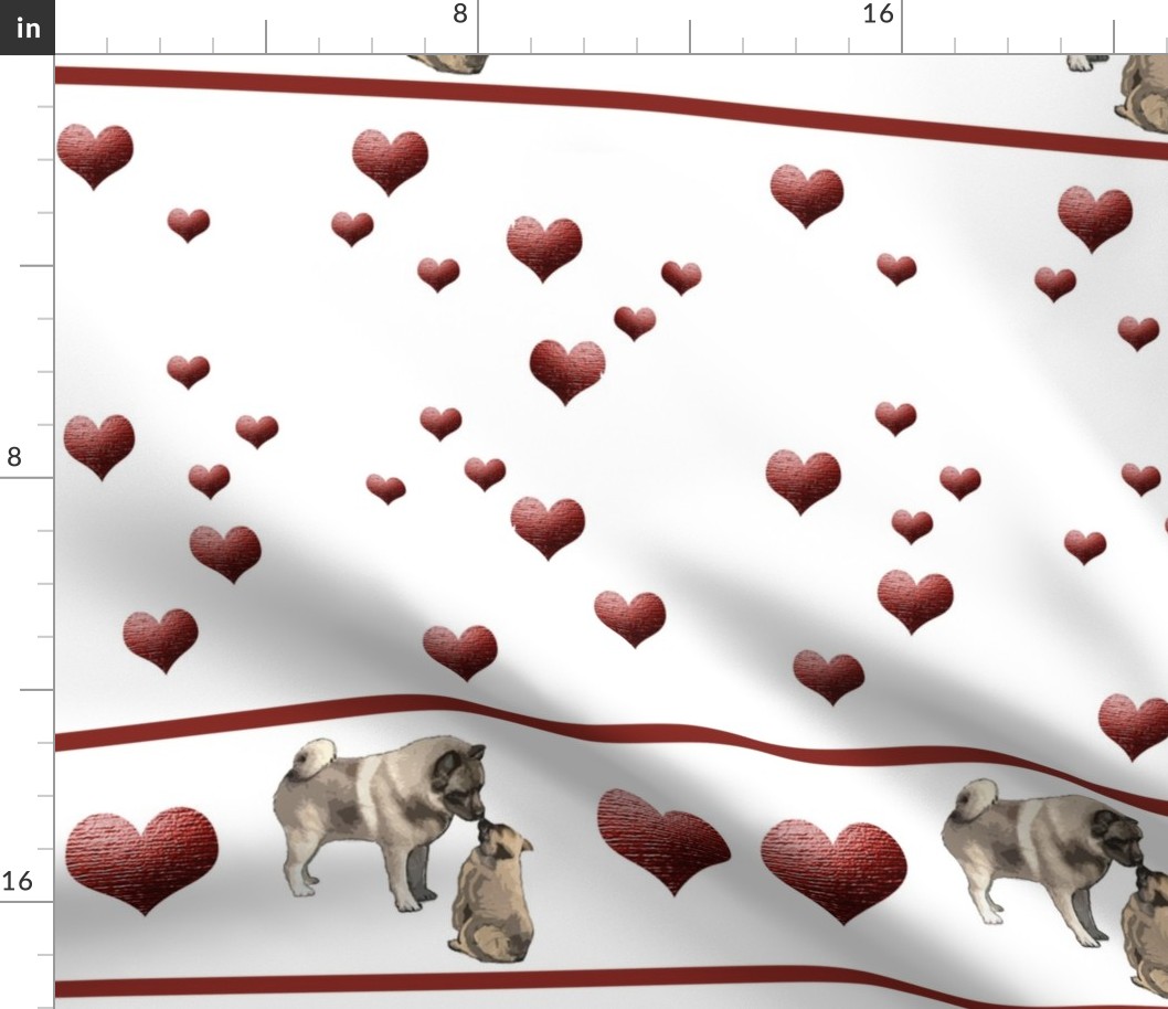 Norwegian Elkhound Hearts