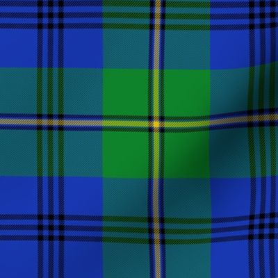 Johnston / Johnstone tartan, 6", modern colors, 1842 Vestiarium Scoticum