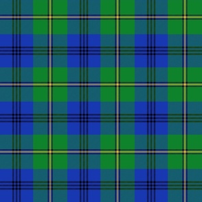 Johnston / Johnstone tartan, 6", modern colors, 1842 Vestiarium Scoticum