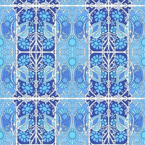 Flowery Nouveau Twisted Blues