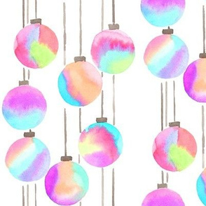 iridescent ornaments
