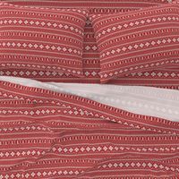 nordic christmas minimal sweater giftwrap holiday fabric red