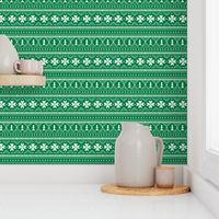 nordic christmas minimal sweater giftwrap holiday fabric green