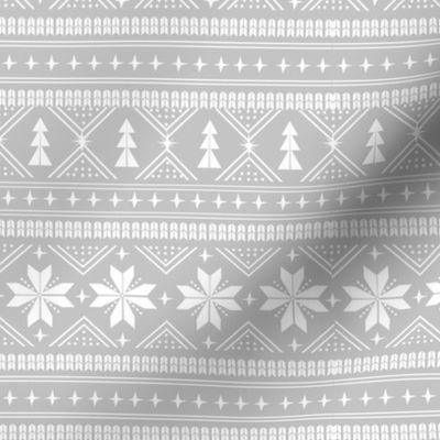 nordic christmas minimal sweater giftwrap holiday fabric grey