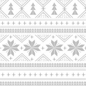 nordic christmas minimal sweater giftwrap holiday fabric grey