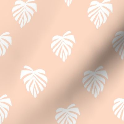 leaf // leaves tropical monstera plant palm springs vacation pastel pink