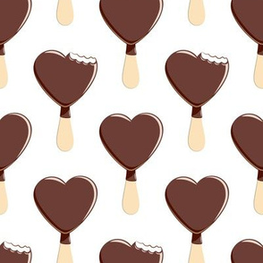 heart shaped ice-cream 