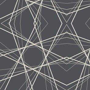 Abstract line grey geo