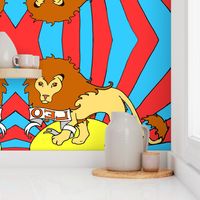 Psychedelic Leo Lion