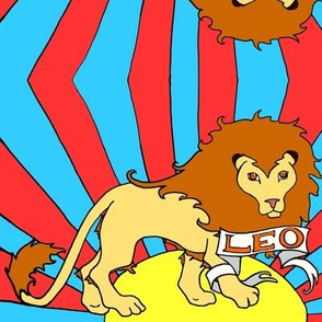 Psychedelic Leo Lion