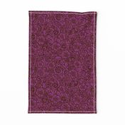 Textured Floral Dark Fuchsia