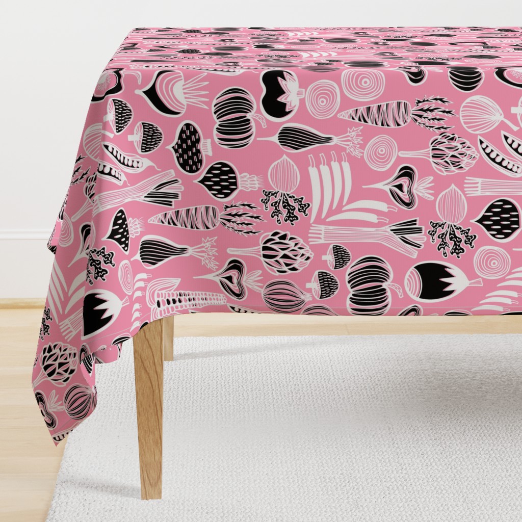 Retro Harvest in Pink & Black