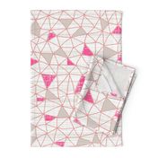 Magenta Gray geo grid