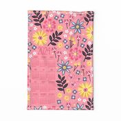 2024 Garden Joy Tea Towel Calendar (Rose)