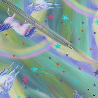 DREAMY UNICORN RAINBOW SAGE BLUE