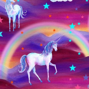 DREAMY UNICORN RAINBOW NIGHT PASSION